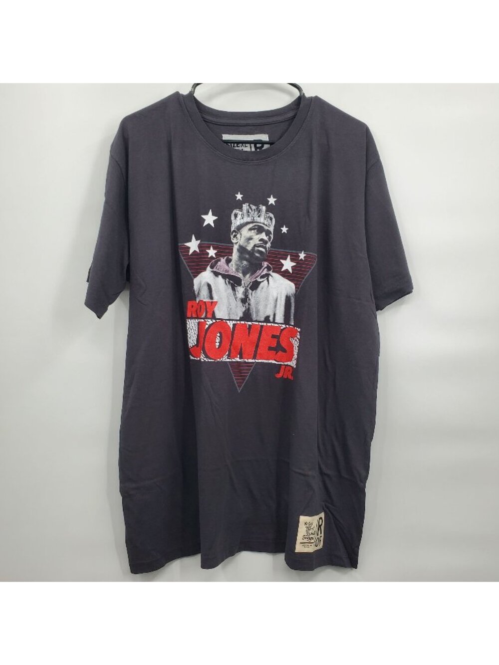 Roots of Fight Roy Jones Jr. 9x Champ Black Tee Shirt Top Men Size XL NWT